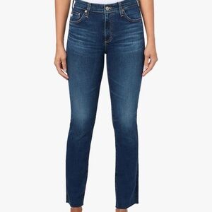 AG The Mari High Rise Straight Ankle Jeans